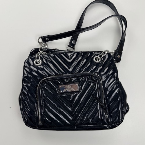 Vintage next black patent - black,