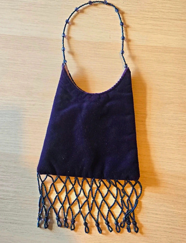 Vintage purple velvet - vintage,