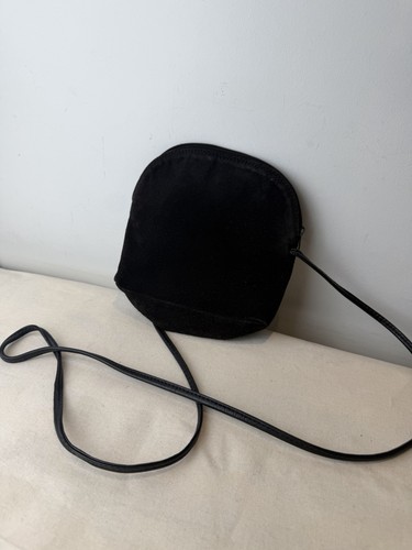 Vintage y2k black - black, suede