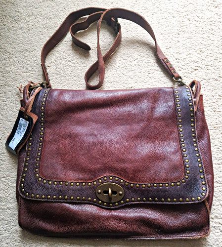 Large rehard leather - large, satchel