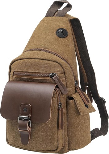 Canvas sling bag for - canvas,