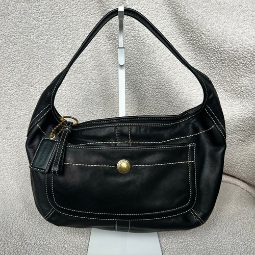 Vintage coach contrast stitch