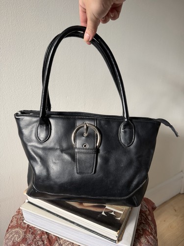 Vintage y2k black shoulder bag - vintage,