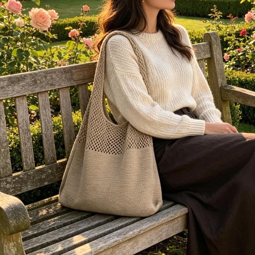 Crochet handbag women - handbag,