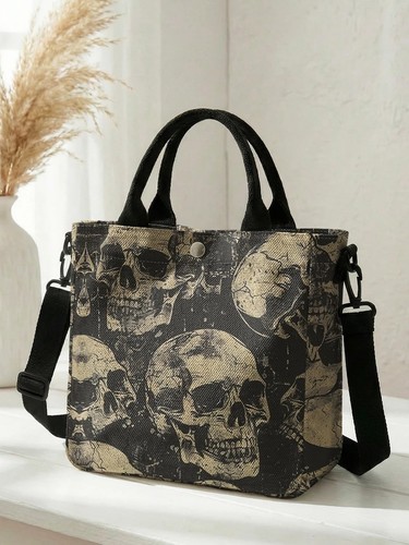 Crossbody bag vintage skull - bag,