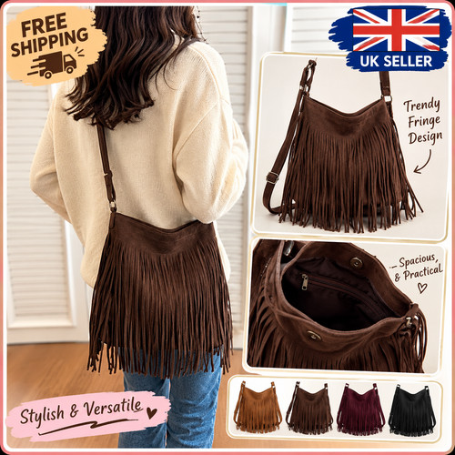 Vintage tassel saddle bag boho - tassel,