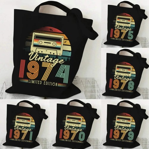 Vintage 1970s canvas tote bag - vintage,