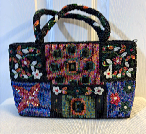 Vintage hand beaded patchwork - vintage,
