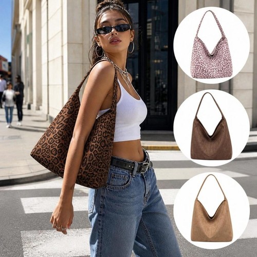 Suede texture shoulder bag - texture,