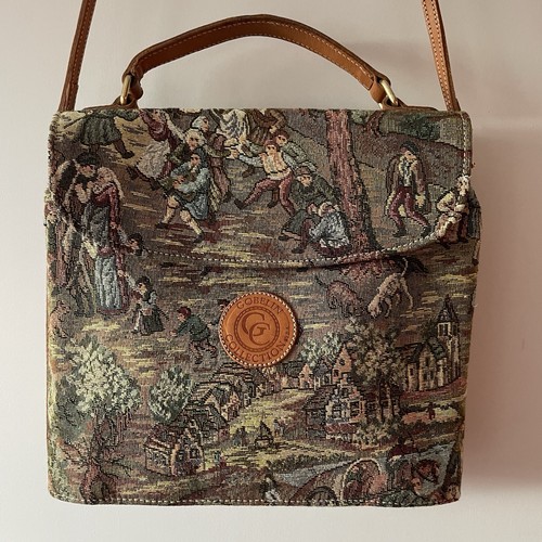 Vintage gobelins art tapestry - vintage,