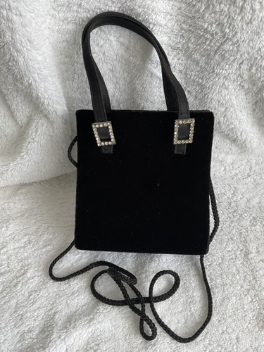 90s vintage black velvet - 90s,